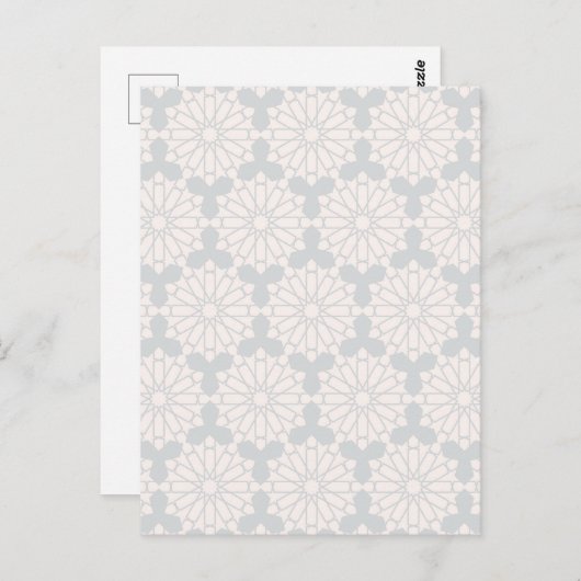 イスラム幾何学パターン ポストカード (正面/裏面)