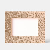 イスラム幾何学パターン レーザー彫刻フレーム (正面)