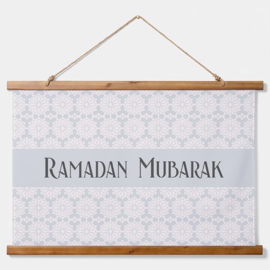 イスラム幾何学パターン 吊り下げ型タペストリー (正面)