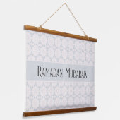 イスラム幾何学パターン 吊り下げ型タペストリー (傾斜あり)