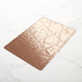 イスラム幾何学パターン 箔招待状 (回転した状態)