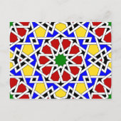 イスラム幾何学模様はがき ポストカード (正面)