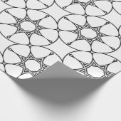 イスラム幾何学模様アラビアデザインかわいい ラッピングペーパー (角)