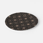 イスラム幾何学模様アラビア美術 ペーパープレート (アングル)