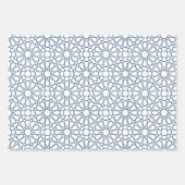 イスラム幾何学模様ギフトラッピング紙 ラッピングペーパーシート (正面)