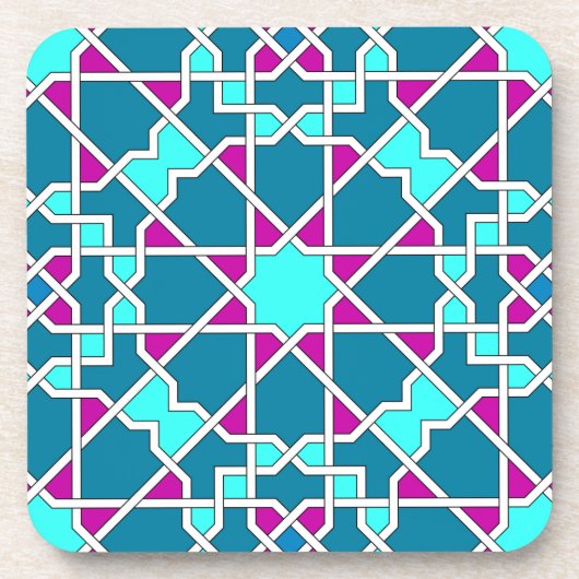 イスラム幾何学模様コースター コースター (正面)
