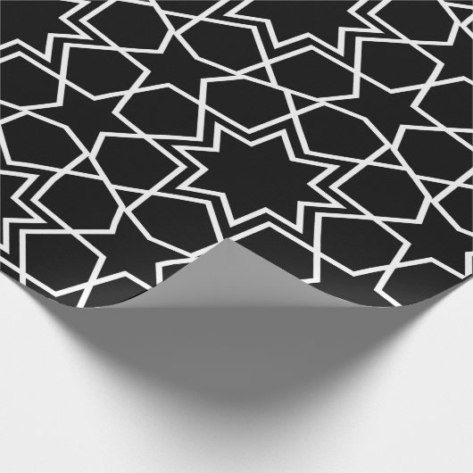 イスラム幾何学模様デザインアラビア抽象芸術 ラッピングペーパー (角)