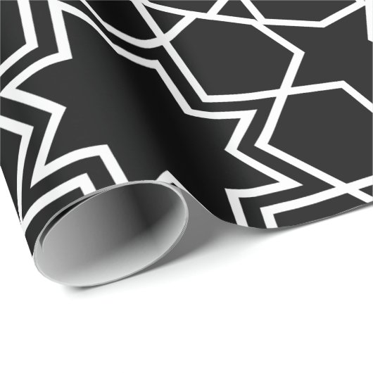 イスラム幾何学模様デザインアラビア抽象芸術 ラッピングペーパー (ロールコーナー)