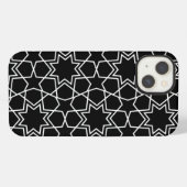 イスラム幾何学模様デザイン アラビア語  iPhoneケース (裏面横)