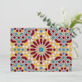 イスラム幾何学模様フラットカード (スタンド正面)