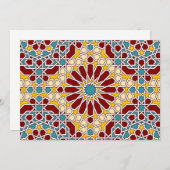 イスラム幾何学模様フラットカード (正面/裏面)