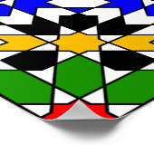 イスラム幾何学模様ポスター ポスター (角)