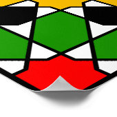 イスラム幾何学模様ポスター ポスター (角)