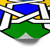 イスラム幾何学模様ポスター ポスター (角)