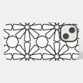 イスラム幾何学模様 アラビア柄 iPhoneケース (裏面横)