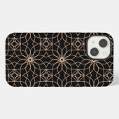 イスラム幾何学模様 アラビア芸術 iPhoneケース (裏面横)