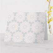 イスラム幾何学模様 カード (黄色い花)