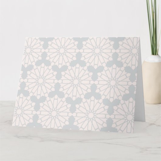 イスラム幾何学模様 カード (正面)