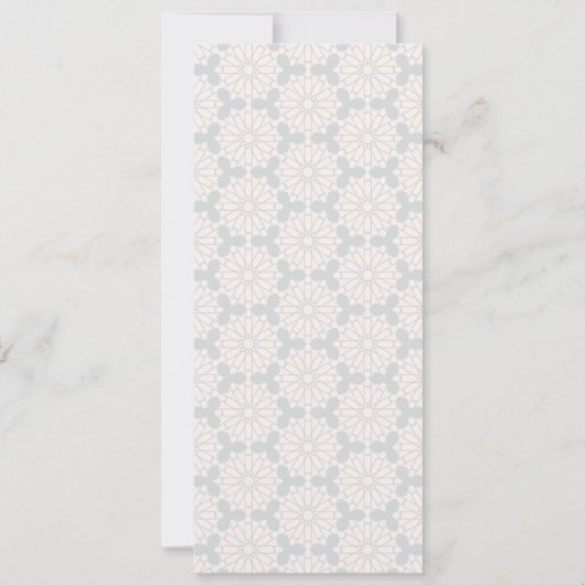 イスラム幾何学模様 セーブザデート (正面)