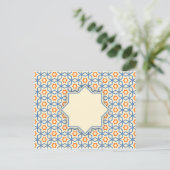イスラム幾何学模様 ポストカード (スタンド正面)