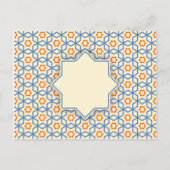 イスラム幾何学模様 ポストカード (正面)