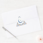 イスラム幾何学模様 三角形シール (封筒)