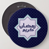 イスラム幾何学模様 缶バッジ (正面&裏面)