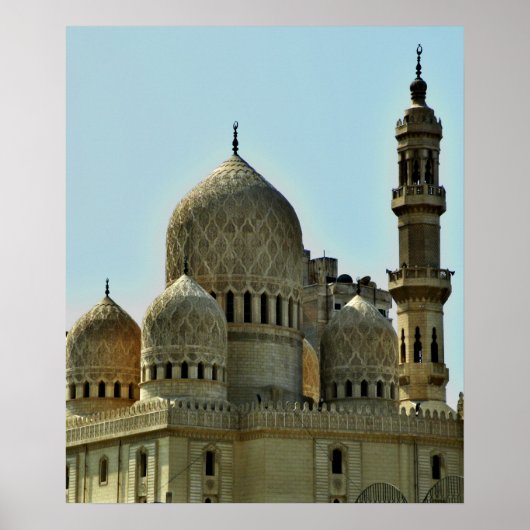 イスラム建築の壁アート ポスター (正面)