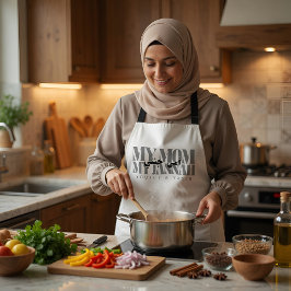 イスラム教のお母様のためのMY MOM MY JANNAH オーダーメイドギフト エプロン