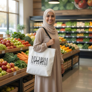 イスラム教のお母様のためのMY MOM MY JANNAH オーダーメイドギフト トートバッグ