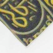 イスラム教のイスラム教のイスラム教のアラビア書道のメッカ巡礼Kaaba フリースブランケット (角)