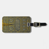 イスラム教のイスラム教のイスラム教のアラビア書道のメッカ巡礼Kaaba ラゲッジタグ (正面横)