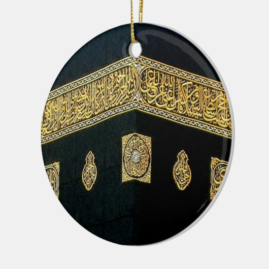 イスラム教のイスラム教のメッカ巡礼のEidのAlのFitr Adhaムバラクのアラビア語 セラミックオーナメント