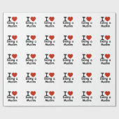 イスラム教のデザイン ラッピングペーパー (フラット)