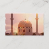 イスラム教のモスクの名刺 名刺 (裏面)