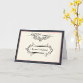 イスラム教の上品なビスマッラ・ウェディングエンゲージメント カード (黄色い花)