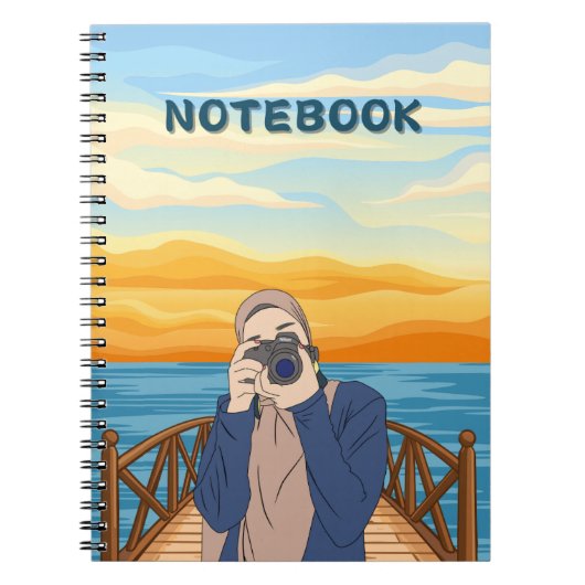 イスラム教の女エレガント性 ノートブック (正面)