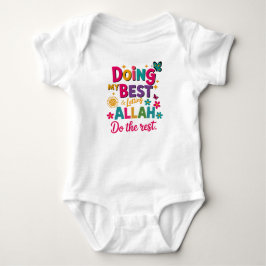 イスラム教の子供服Tシャツ ベビーボディスーツ
