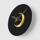 イスラム教の宗教の記号 ラウンド壁時計 (傾斜)