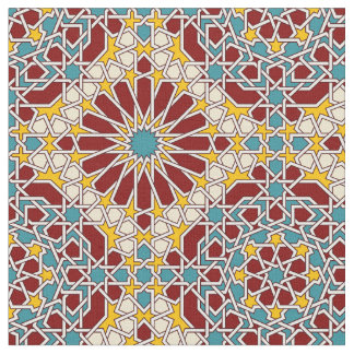 イスラム教の幾何学的なパターン ファブリック