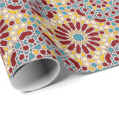 イスラム教の幾何学的なパターン ラッピングペーパー (ロールコーナー)