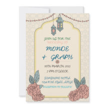 イスラム教の結婚式招待状アート