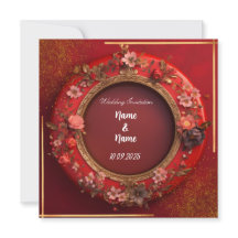 イスラム教の結婚式招待状