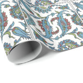 イスラム教の花のセラミックタイル#1の包装紙 ラッピングペーパー (ロールコーナー)