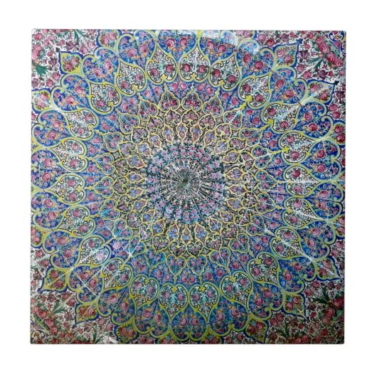 イスラム教の芸術 タイル (正面)