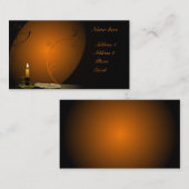 イスラム教の蝋燭のデザインの名刺 名刺 (正面/裏面)