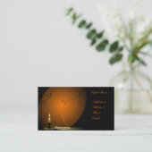 イスラム教の蝋燭のデザインの名刺 名刺 (スタンド正面)