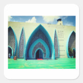 イスラム教の角貼り スクエアシール (正面)