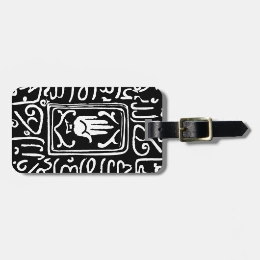 イスラム教の記号 ラゲッジタグ (正面横)