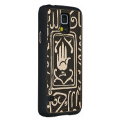 イスラム教の記号 CarvedメープルGalaxy S5スリムケース (右)